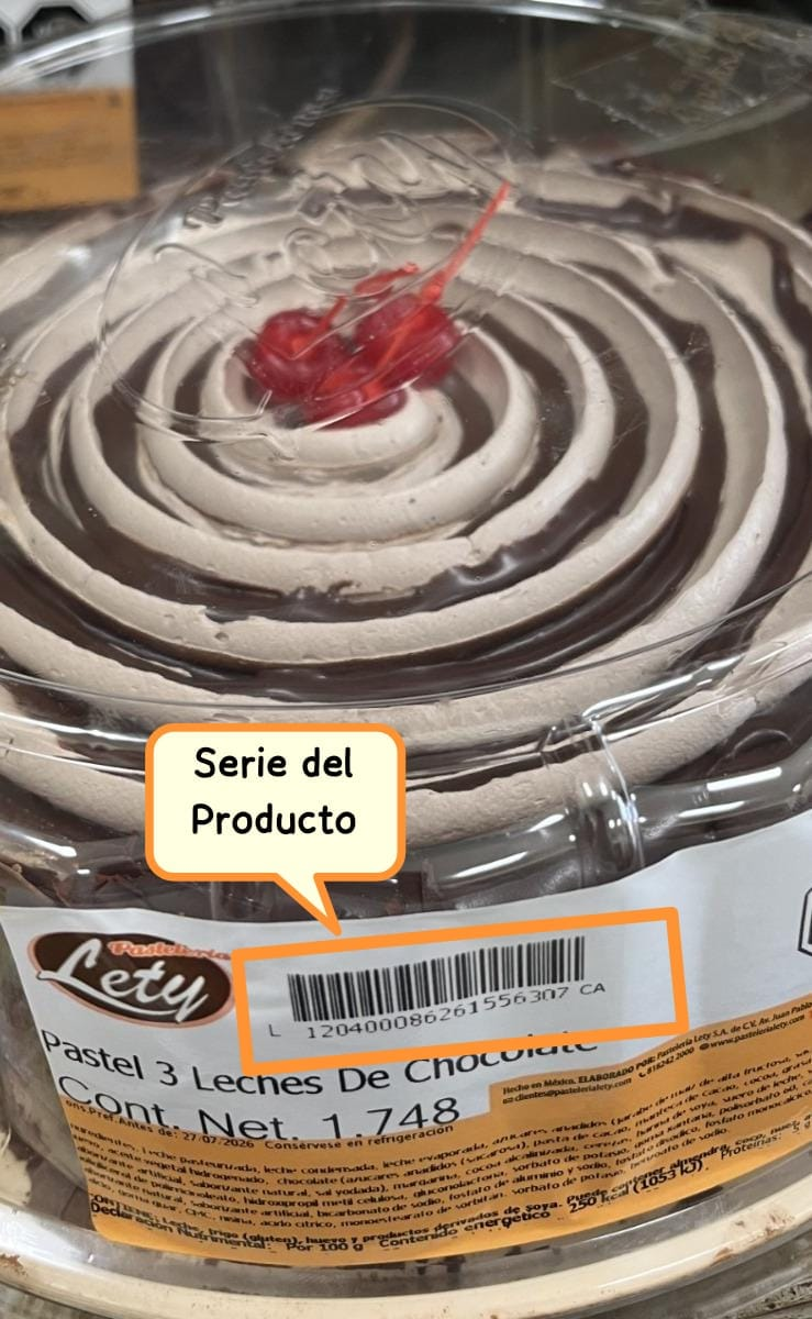 Ejemplo de Número de Serie